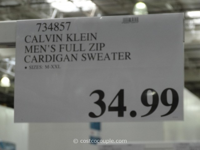 Calvin Klein Mens Full Zip Cardigan Sweater Costco 4