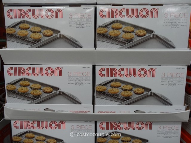 Circulon 3 Piece Bakeware Set Costco 1