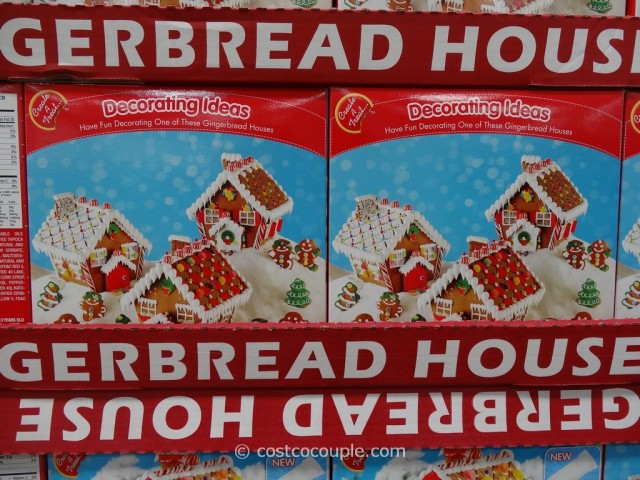 Create A Treat Pre-Built Gingerbread House Kit Costco 1
