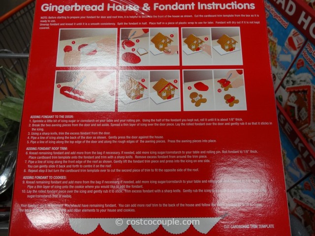Create A Treat Pre-Built Gingerbread House Kit Costco 2