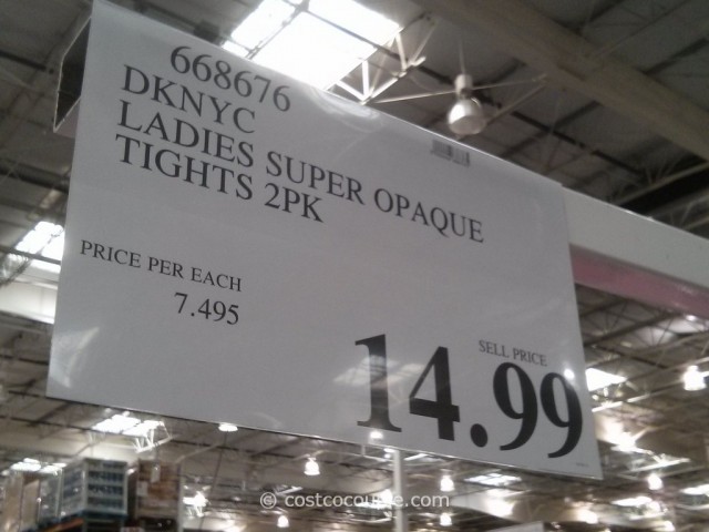 DKNYC Ladies Super Opaque Tights Costco1