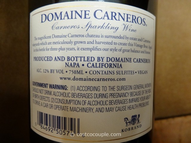 Domaine Carneros Brut Sparkling Wine Costco 4