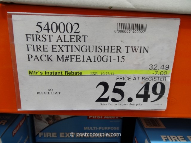 First Alert Fire Extinguisher 2-Pack Costco 1