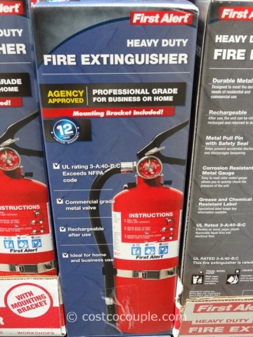 First Alert Heavy Duty Fire Extinguisher Costco 2
