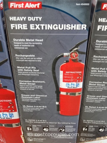 First Alert Heavy Duty Fire Extinguisher Costco 3