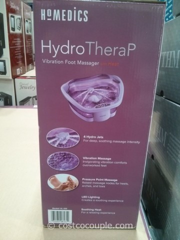 Homedics HydroTheraP Vibration Foot Massager With Heat Costco 3