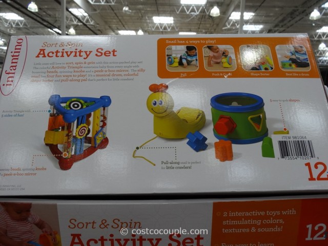 Infantino Sort and Spin Activity Set Costco 3