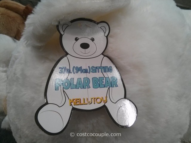 Kelly Toy 37-Inch Sitting Polar Bear Costco 1