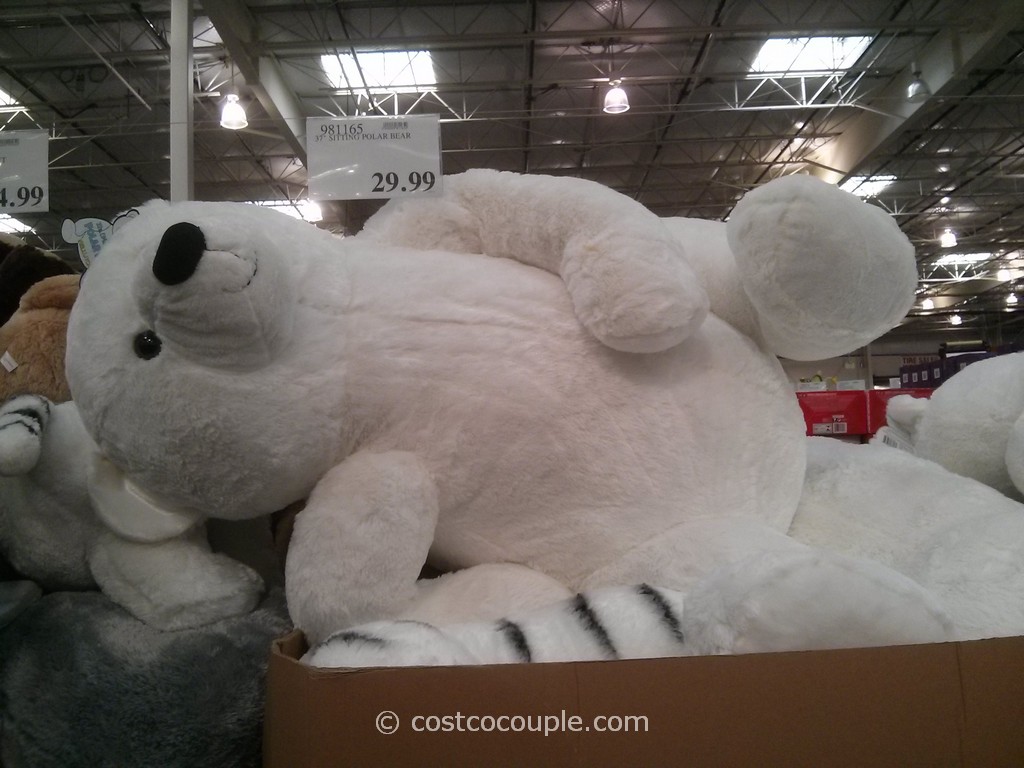 giant stuffed polar bear costco