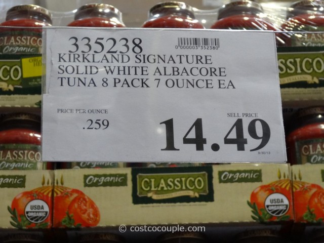 Kirkland Signature Solid White Albacore Tuna Costco 1