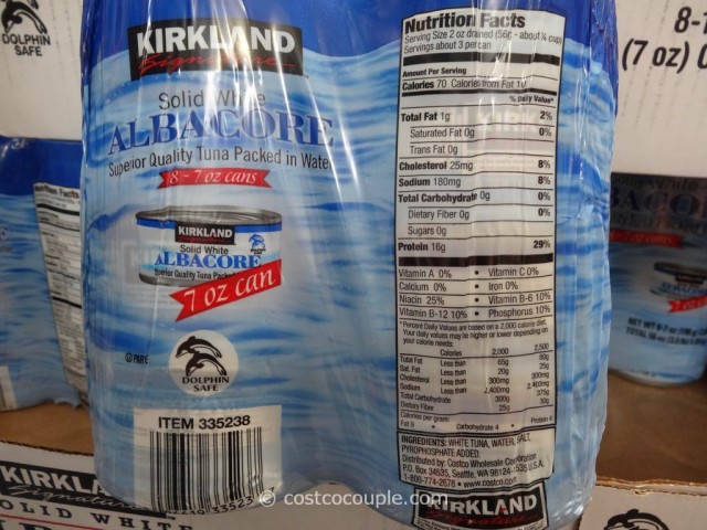 Kirkland Signature Solid White Albacore Tuna Costco 3