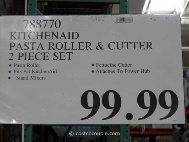 KitchenAid Pasta Roller and Cutter Set Costco 4