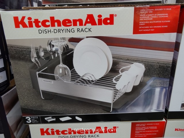 KitchenAid Stainless Steel Dish-Drying Rack Costco 1
