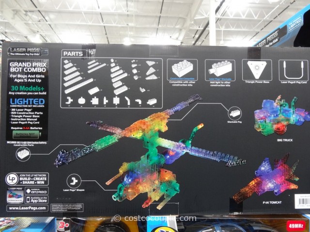Laser Pegs Lighted Construction Set Costco 3