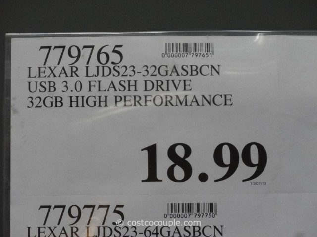 Lexar 32GB USB 3.0 Flash Drive Costco 6