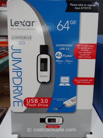 Lexar 64GB USB 3.0 Flash Drive Costco 3