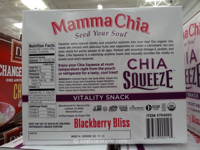 Mamma Chia Organic Chia Squeeze Costco 2