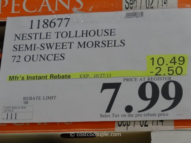 Nestle Tollhouse Semi-Sweet Morsels Costco 3