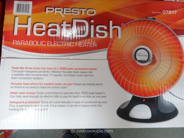 Presto Heatdish Parabolic Heater Costco 3