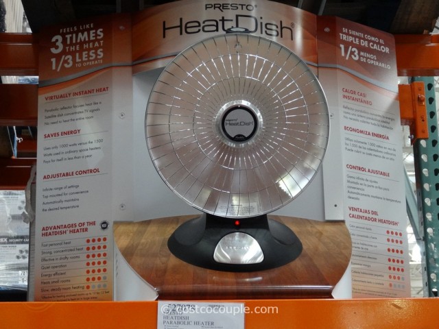 Presto Heatdish Parabolic Heater Costco 5