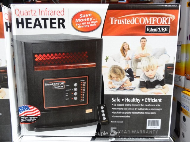 Trusted Comfort Quartz Infrared Heater Costco 1