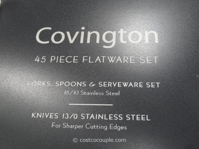 Waterford 45 Piece Covington Flatware Set Costco  5
