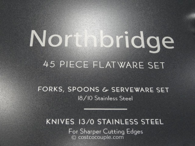 Waterford 45 Piece Northbridge Flatware Set Costco  7