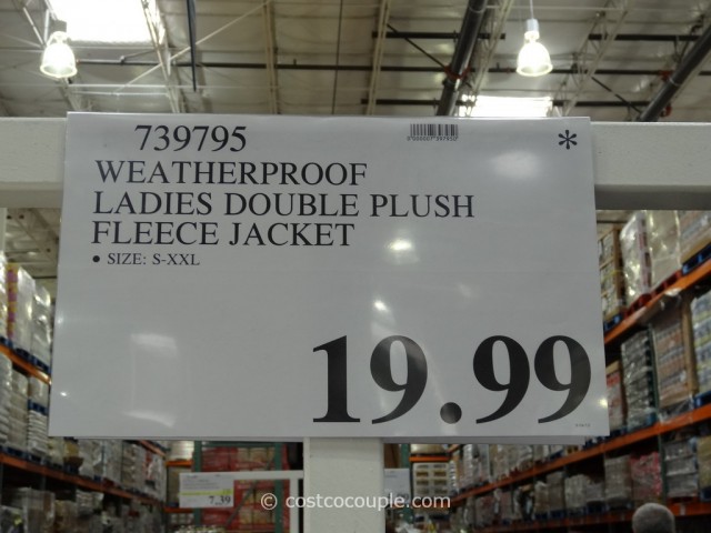 Weatherproof Ladies Double Plush Fleece Jacket Costco 3