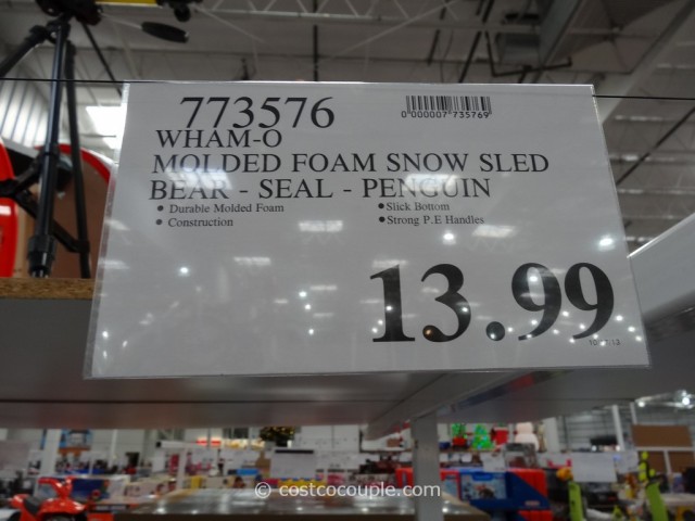 Wham-O Molded Foam Snow Sled Costco 1