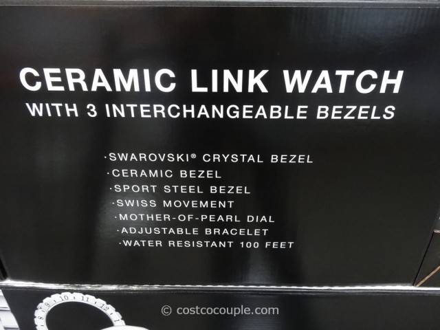 Ann Klein Ceramic Link Watch Costco 2