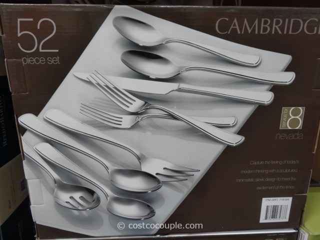 Cambridge 52-Piece Flatware Set Costco 3