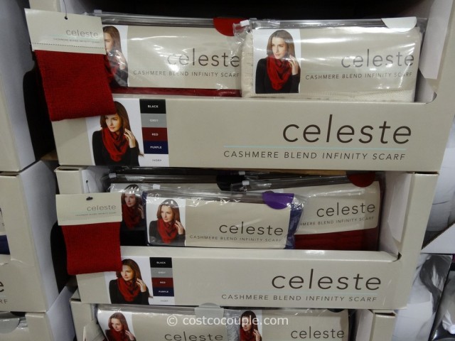 Celeste Cashmere Blend Infinity Scarf Costco 2