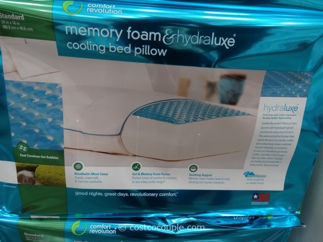 Comfort Revolution Hydraluxe Bed Pillow Costco 2