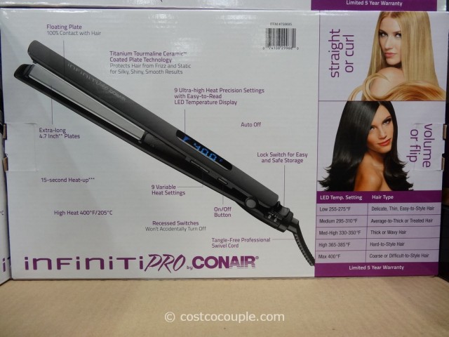 Conair Infiniti Pro 1-Inch Flat Iron Costco 3