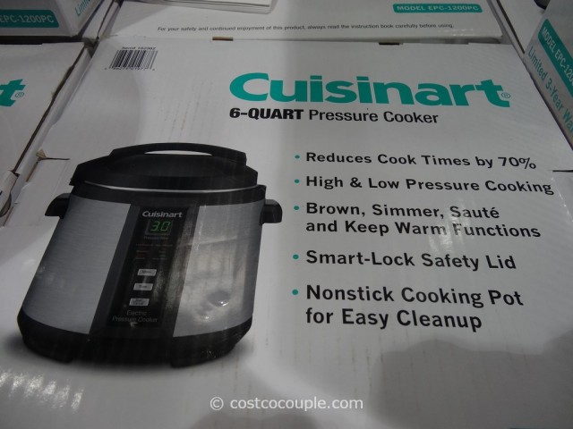 Cuisinart 6-Quart Electric Pressure Cooker Costco 4