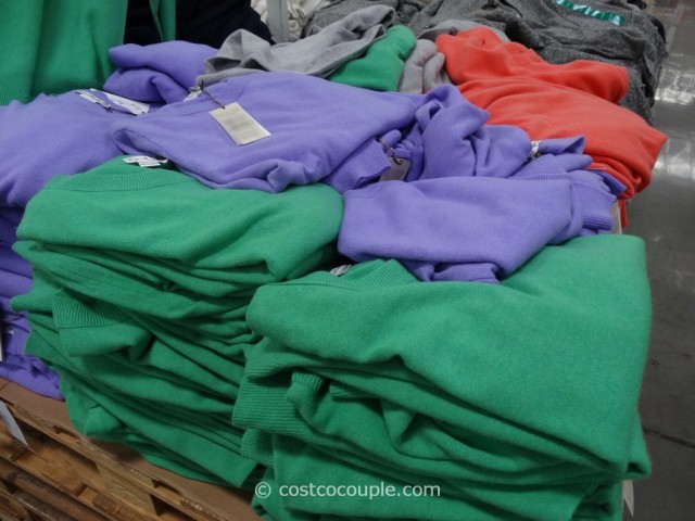 Enzo Mantovani Ladies' Cashmere Crewneck Sweater Costco 3