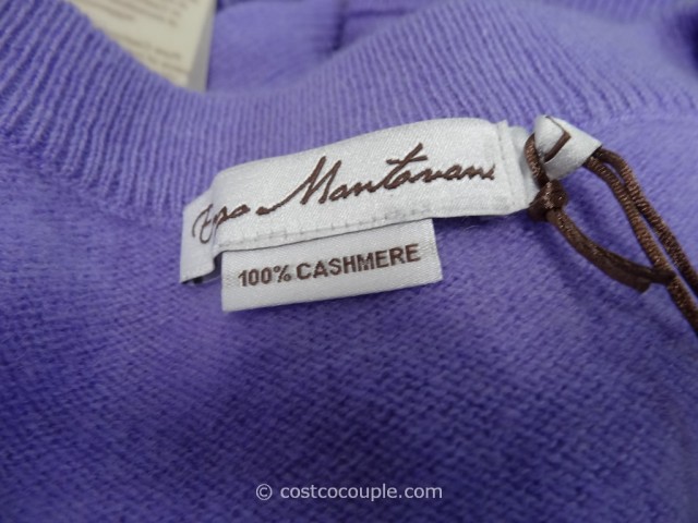 Enzo Mantovani Ladies' Cashmere Crewneck Sweater Costco 5