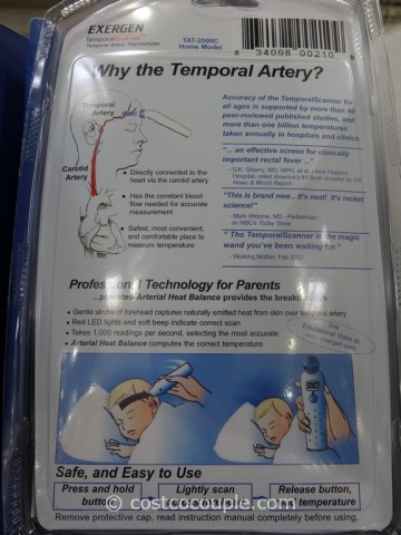 Exergen Temporal Artery Thermometer Costco 2