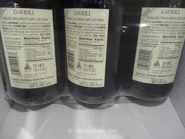 Gavioli Sparkling Juice Costco 3