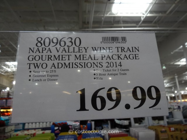 Gift Card Napa Valley Wine Train Costco 4
