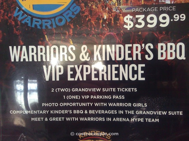 Golden State Warriors VIP Package for 2 Costco 2