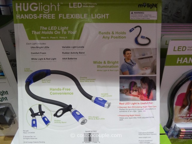 Huglight LED Flexible Booklight Costco 3