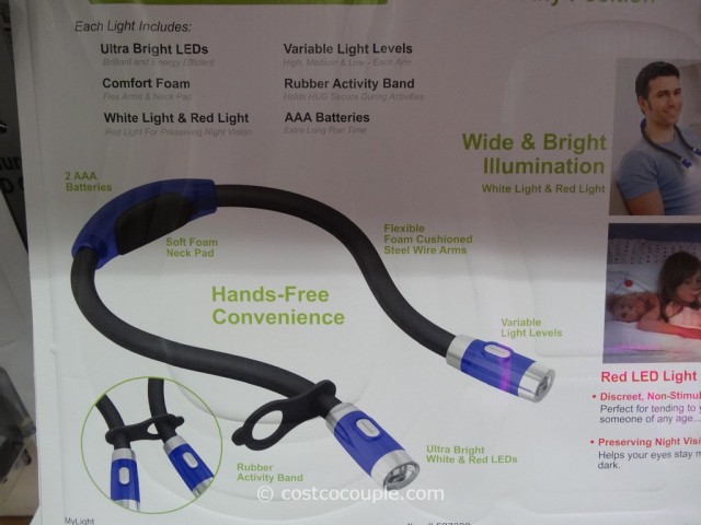 Huglight LED Flexible Booklight Costco 4
