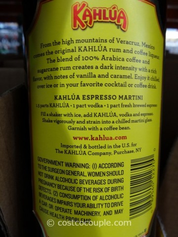 Kahlua Rum and Coffee Liqueur Costco 4