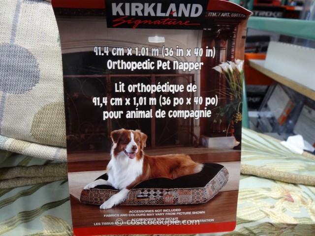 Kirkland Signature Orthopedic Pet Bed Costco 1