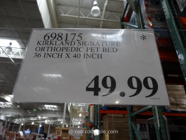 Kirkland Signature Orthopedic Pet Bed Costco 5