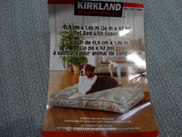 Kirkland Signature Rectangular Pet Bed Costco 3
