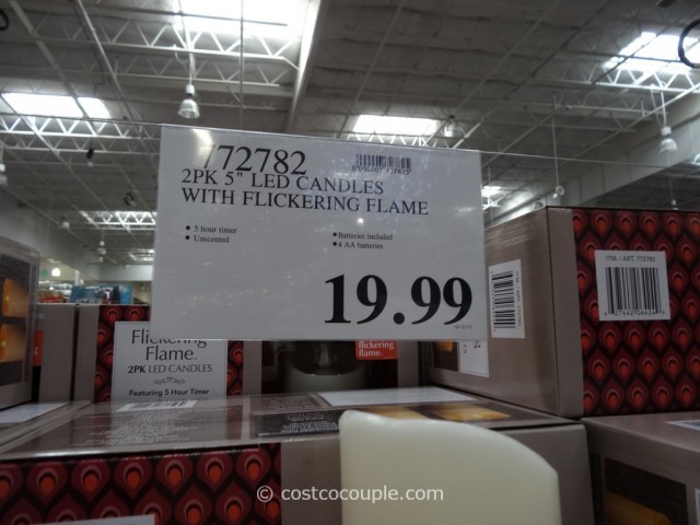 LED Candles With Flickering Flame Costco 3