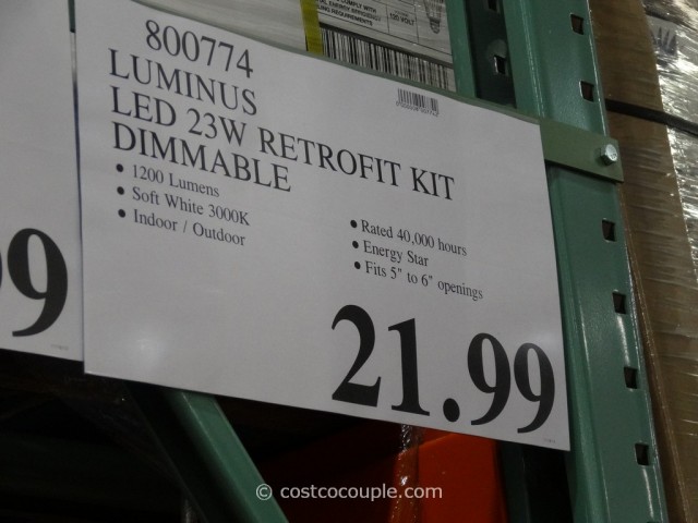 Luminus 23W Dimmable LED Retrofit Kit Costco1