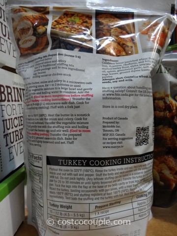 Marcys Traditional Stuffing Mix Costco 3